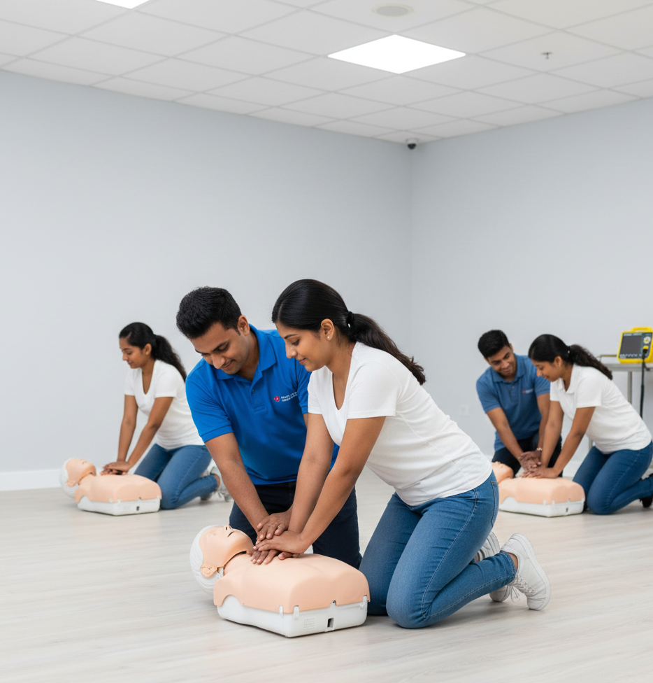 Certificate Course in First Aid CPR AED course hero image